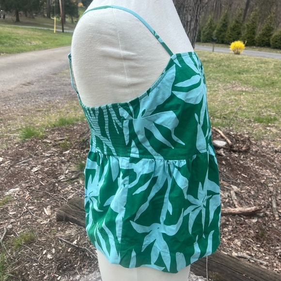 FREE ASSEMBLY NWT WOMENS LARGE SUMMER SMOCKED CAMI TOP - Picture 2 of 9